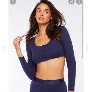 Savage x Fenty Sz M Thermal Crop Top